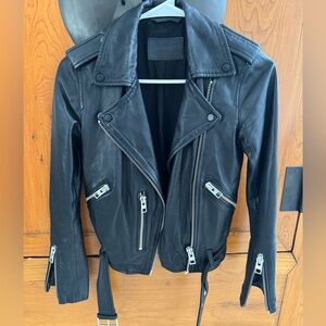 ALLSAINTS belfern leather biker jacket
